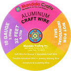 Mandala Crafts 10 Gauge Anodized Aluminum Craft Wire - Image 3