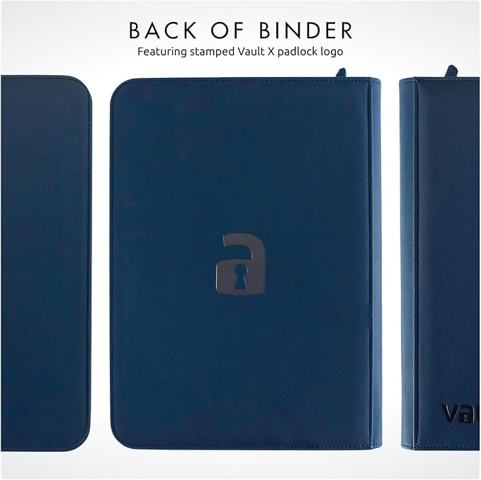 Vault X 4 Pocket Zip Trading Card Binder 160 Cards Exo-Tec | Holds 160 - Image 9