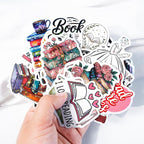 Glitter Reading Stickers for Bookish Adults, Reading Rewards for Students - Image 4