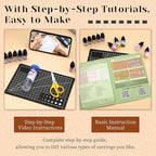 Leather Crafting Kit Leather Earrings Making Kit - Image 4