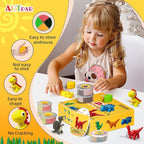 ARTPAR Air Dry Clay Kit, Dinosaur Modeling Magic Clay, Kids DIY Crafts Gifts | - Image 4