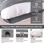 U-Shaped Full Body Pregnancy Pillow - Image 3