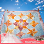 Watersay 3 Pcs 30° 45° 60° Quilting Rulers Triangle 10 Inches Templates Acrylic - Image 4