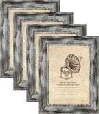 5x7 Picture Frames Set of 4 Vintage Photo Frame, Rustic Retro Photo Frame by TKYGU