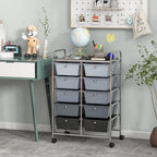 BECOMFORT 10-Drawer Rolling Cart - Image 2