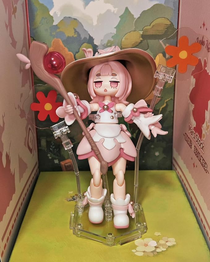 Model Kit - Lsekai Ryoko No Techo Team Mage Marth Stock Pink Sakura Magic - 5‘’ - Image 5