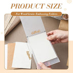 Geiserailie 1 Pcs Embossing Folders 2d/3D Embossing Machine Template Paper Card - Image 2