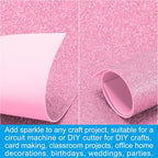 PATIKIL Pink Shiny EVA Glitter Foam Sheet 11.8 x 7.9 Inch 2mm Thick Sparkle EVA - Image 5