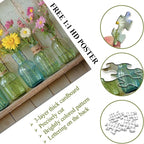 Wildflower 1000 Piece Puzzle for Adults, PICKFORU Whispering Blooms Summer - Image 4