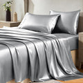 CozyLux Satin Sheets Full Size Sheets by CozyLux