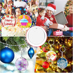 3 inch Acrylic Ornaments Blanks 30pc Clear Round Ornaments Blanks - Image 6