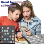 Gersoniel 30 Pieces stamp collecting supplies stamp collector pages Album sheets - Image 6