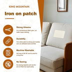 Iron on Patches, 8 Pieces Iron on Linen Patches, Fabric Patches - Image 2