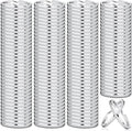 Paxcoo 100 Pack Keyrings, Split Key Rings Bulk by PAXCOO