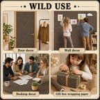 Leopard Print Bulletin Board Roll Non-Woven Fabric Poster 16in X 12ft | Back to - Image 6