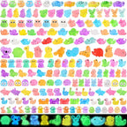 DIYDEC 184PCS Luminous Mini Resin Animals, Miniatures Figures Glow in The Dark - Image 8