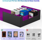 UAONO Trading Card Storage Box, Holds 1800 Sleeved Cards - Image 2