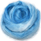 Hand Dyed FIRESTAR Nylon Fiber for Spinning, Felting and Doll Making. Trilobal by LivingDreamsYarn