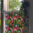 funlife Original Hand-Drawn Faux Stained Glass Window Film, Double-Sided Static by funlife