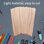 250 Pcs Balsa Wood Sticks 1/8 x 1/8 x 12 Inch balsa Wood Strips Hardwood Square - Image 3