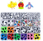 1680pcs Googly Wiggle Eyes Self Adhesive, by ZZYI