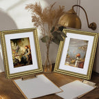 eletecpro 8x10 Vintage Picture Frame, Glass Cover, Horizontal or Vertical - Image 6