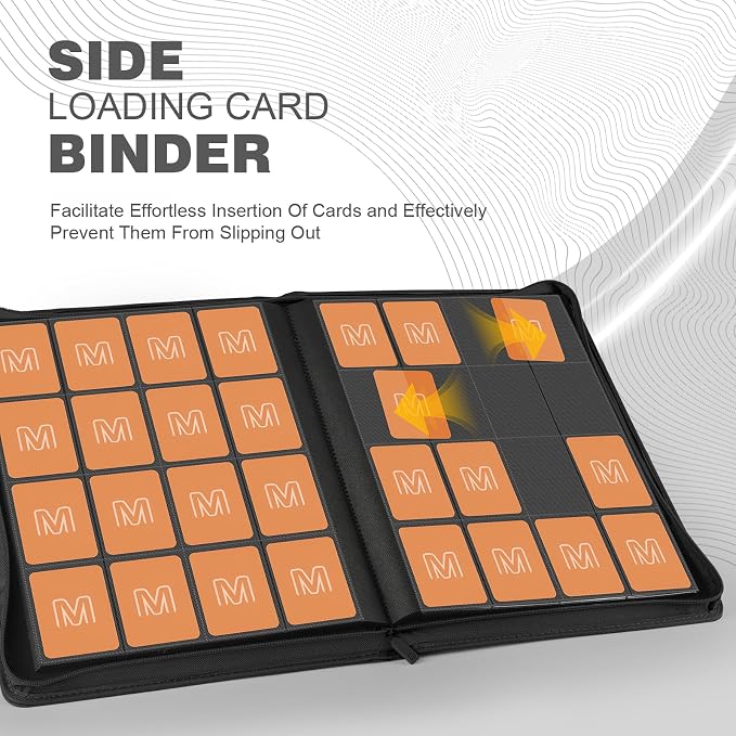 Premium Card Binder 16 Pocket, Trading Card Binder Holds up to 1000+Cards - Image 3