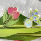 50Pcs Flower Stickers for Scrapbooking Journaling Junk Journal Scrapbook - Image 2