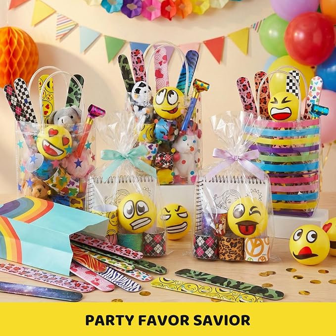LovesTown Slap Bracelets for Kids, Birthday Exchanging Gifts, Goodies Bag - Image 2