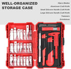 FASTPRO 40-Piece Precision Hobby Knife Set, Exacto Knife Set Included Tweezers - Image 8