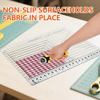 Upgrade 17-3/4 "x 22" Large Slotted Quilting Ruler, XL Slotted Quilting Ruler - Image 6