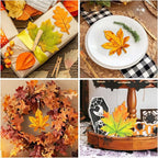 36PCS Wooden Fall Ornaments to Paint Thanksgiving Decorations, 6 Styles DIY - Image 4