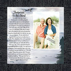Footprints in the Sand Inspirational Art, Beach Decor, Christian Gifts - Image 2