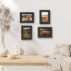 Vittanly 4x6 Picture Frames Set of 2, Ornate Vintage Photo Frame - Image 9