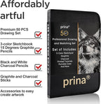 Prina 50 Pack Drawing Set Sketch Kit, Sketching Supplies - Image 3