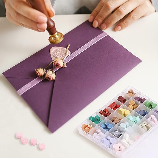 Mr. Pen- Sealing Wax Beads, 24 Colors, Wax Seal Stamp Beads, Seal Wax | Wax - Image 6