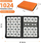 Card Binder 16 Pocket, Premium 1024 Double Sided Pocket Collection Binder - Image 3