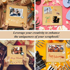 Joyberg Scrapbook 80 Pages, Scrapbooking Supplies 11 x 11 In, Scrapbook Album - Image 6