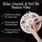 Unwynd Embroidery Kit Floral Theme - Image 4