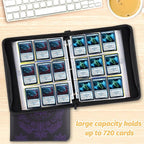 9-Pocket Card Binder for MTG, 720 Double Sided Pocket PU Trading Collection - Image 5
