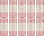 10 Skeins of Sensy Premium 2mm 251 Yards Polyester Rope 100% Polypropylene Cord by SSENSY