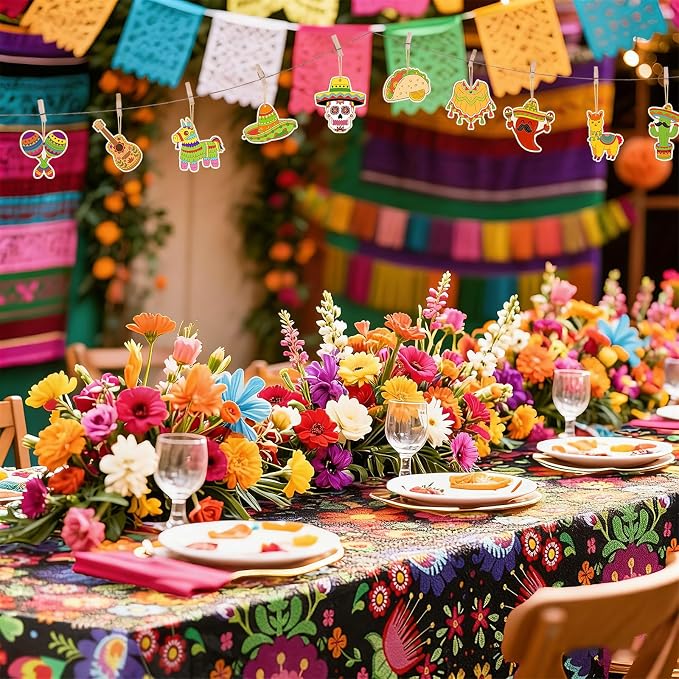 36PCS Wooden Cinco De Mayo Crafts Decorations Mexico Crafts - Image 5