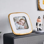 4x4 Picture Frame, Ornate Photo Frame, Hand-Crafted Resin Table Frame, Hanging - Image 4