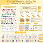 Riwiuue 760Pcs Lip Gloss Keychain Making Kit - Image 3
