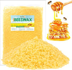 FROKO Yellow Natural Beeswax Pellets 1LB, Organic Beeswax, Beeswax by FROKO