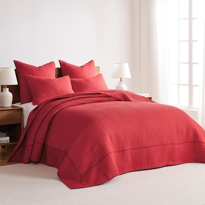 Levtex Home Cross Stitch Reversible Full Bedspread Set - Image 2