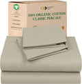 California Design Den Soft 100% Cotton Percale Sheets King Size Set by CaliforniaDesignDen