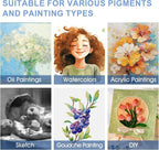 FUMILE 8x10 Canvas for Painting Stretched, 24 Pack Canvases for Painting-5/8 in - Image 5