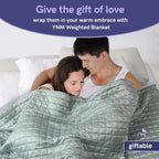YnM Cooling Weighted Blanket for Adults, 20lbs Heavy Bed Throw Comforter - Image 7