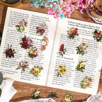 Imeepa 480Pcs Nature Stickers 8 Series Theme Scrapbooking Stickers | Plants - Image 7